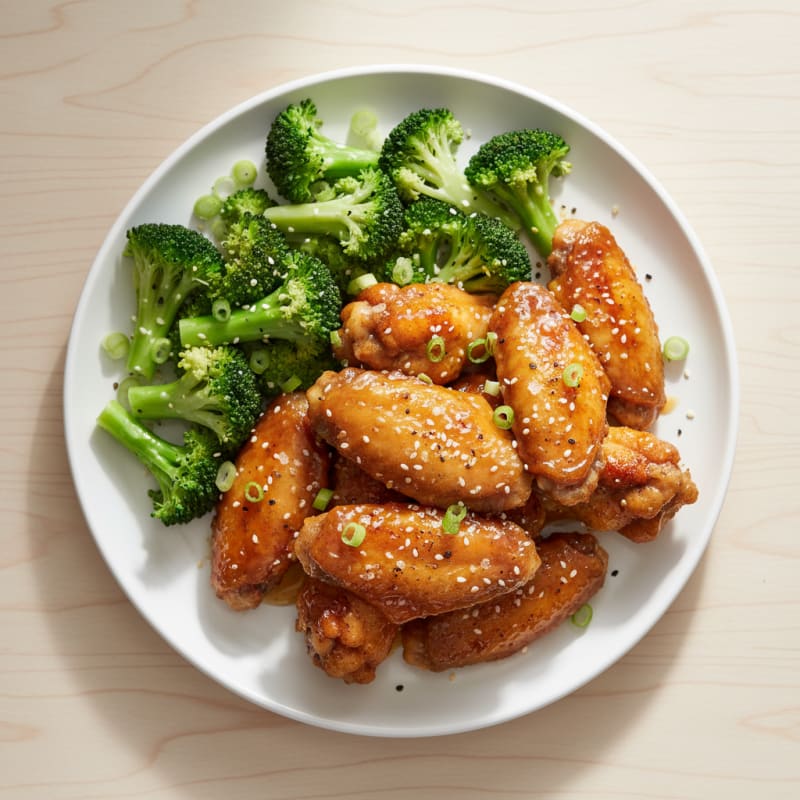 Honey-Garlic Glazed Chicken Wings