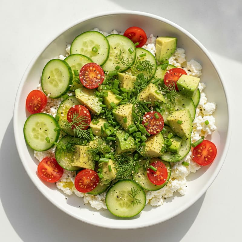 Savory Herb Cottage Cheese Bowl