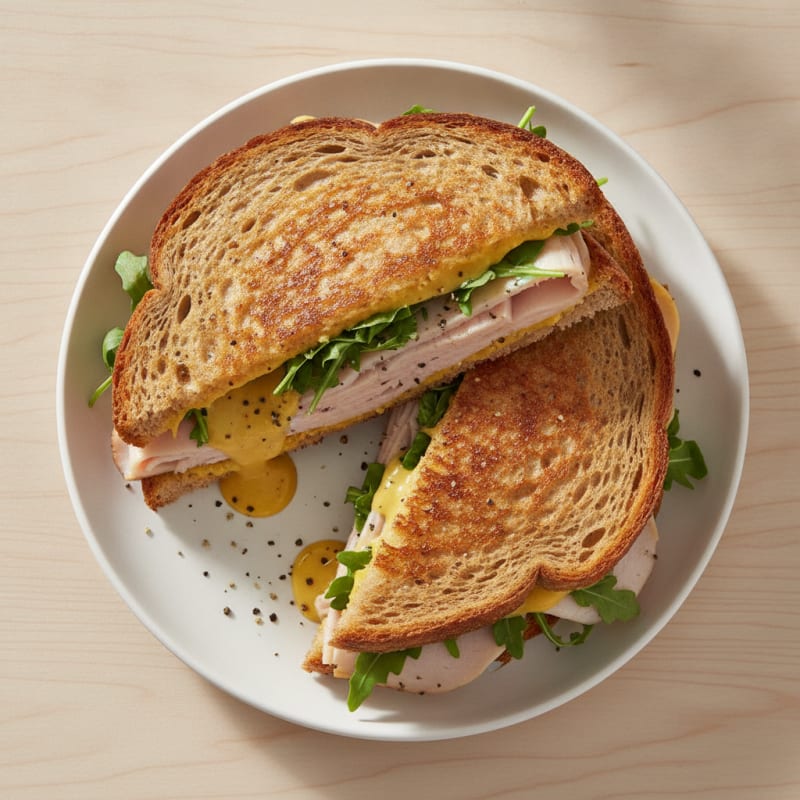 Classic Grilled Rye Bread Cheese