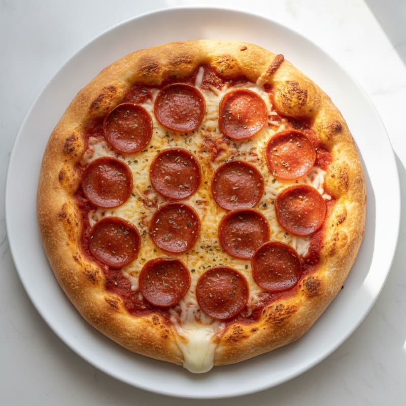 Stuffed Crust Pepperoni Pizza