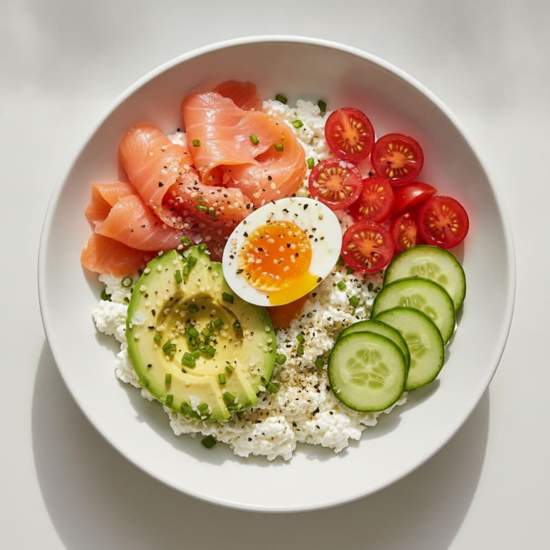 Savory Cottage Cheese Breakfast Bowl