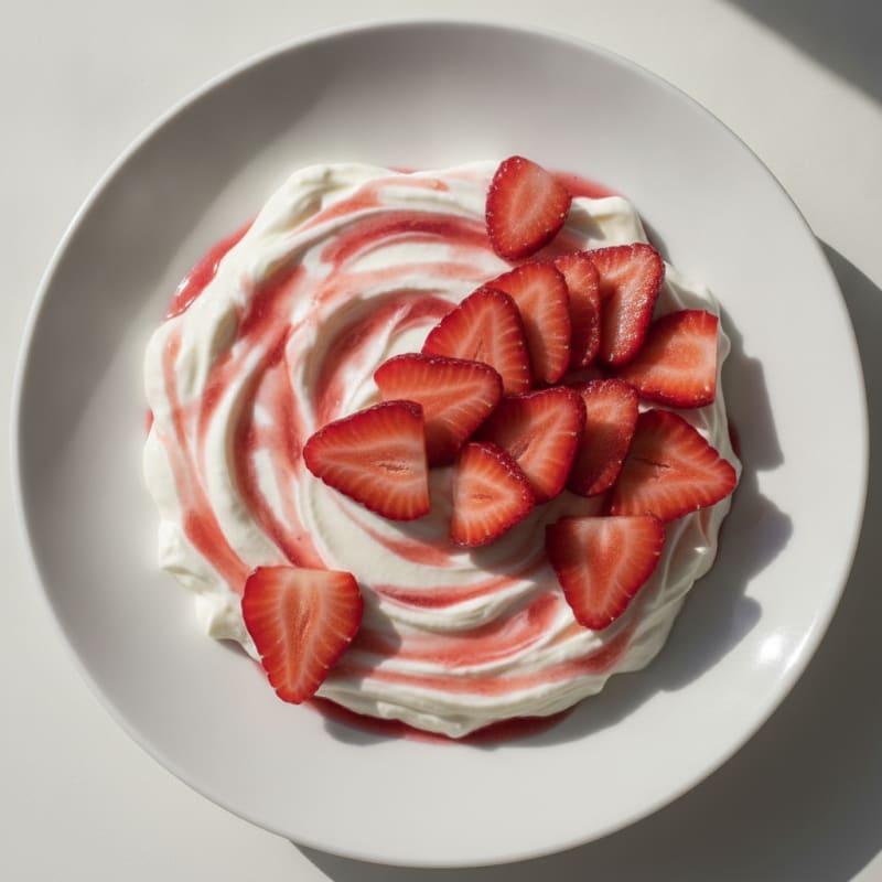 Silky Vanilla Protein Yogurt with Berries