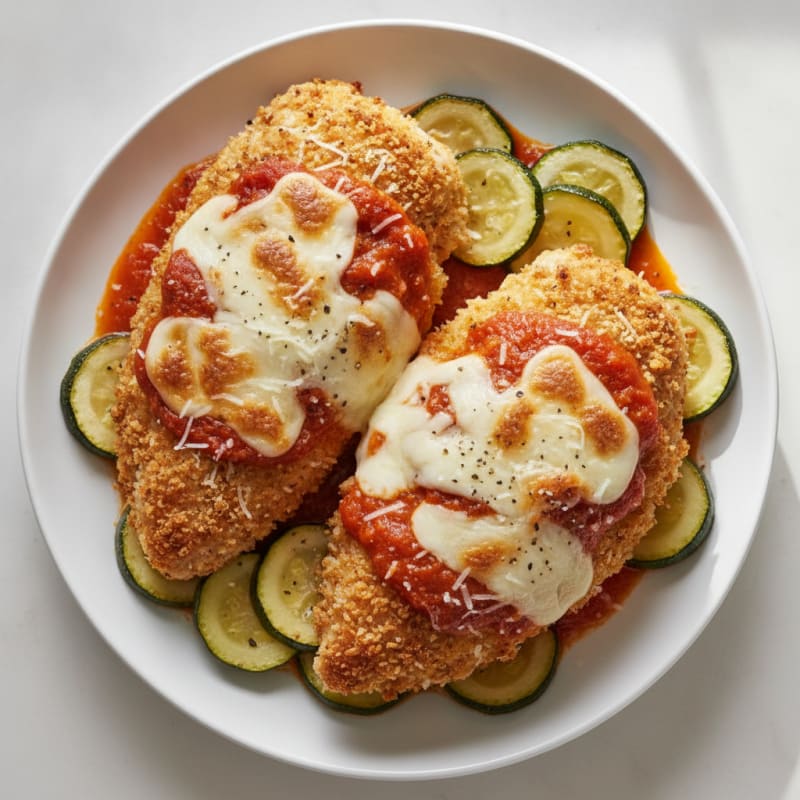 Baked Chicken Parmesan with Marinara