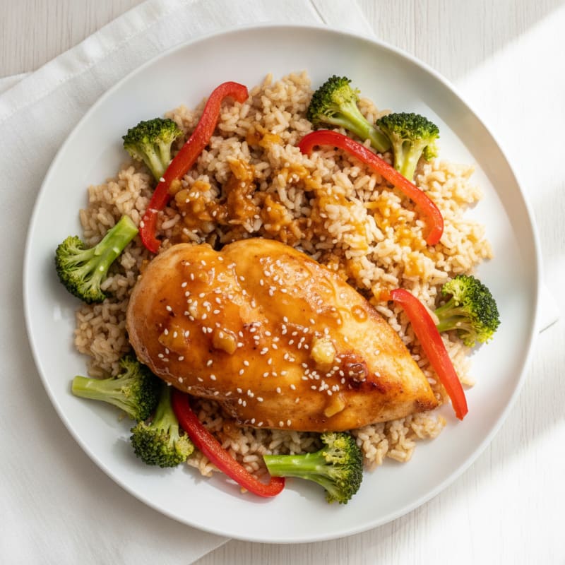 Baked Orange Glazed Chicken