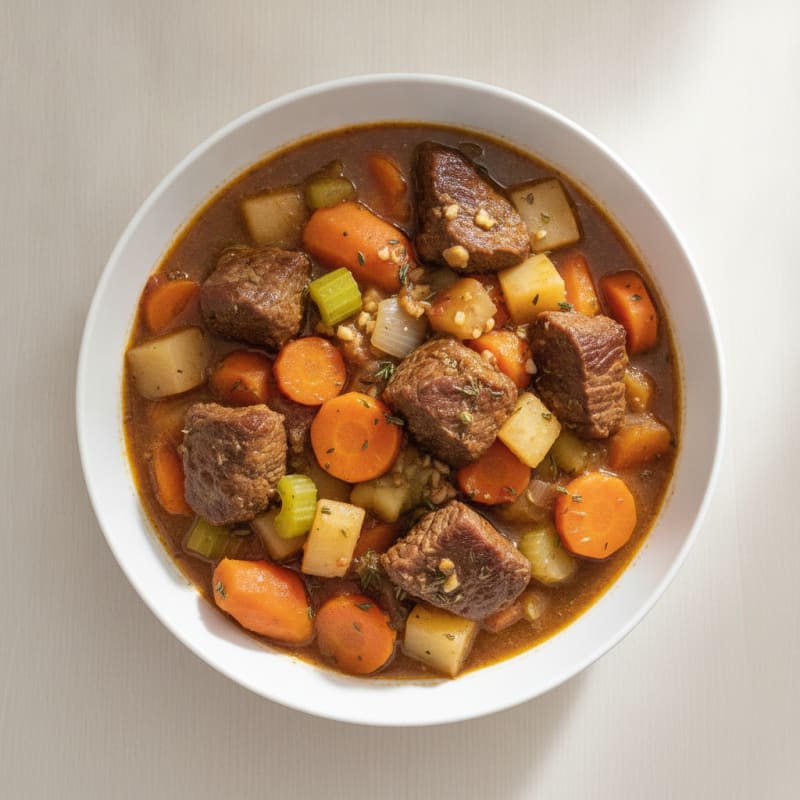 Hearty Beef and Root Vegetable Stew