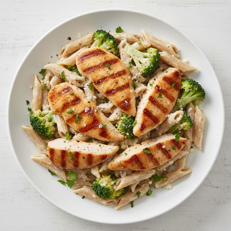 Creamy Garlic Chicken Alfredo Pasta