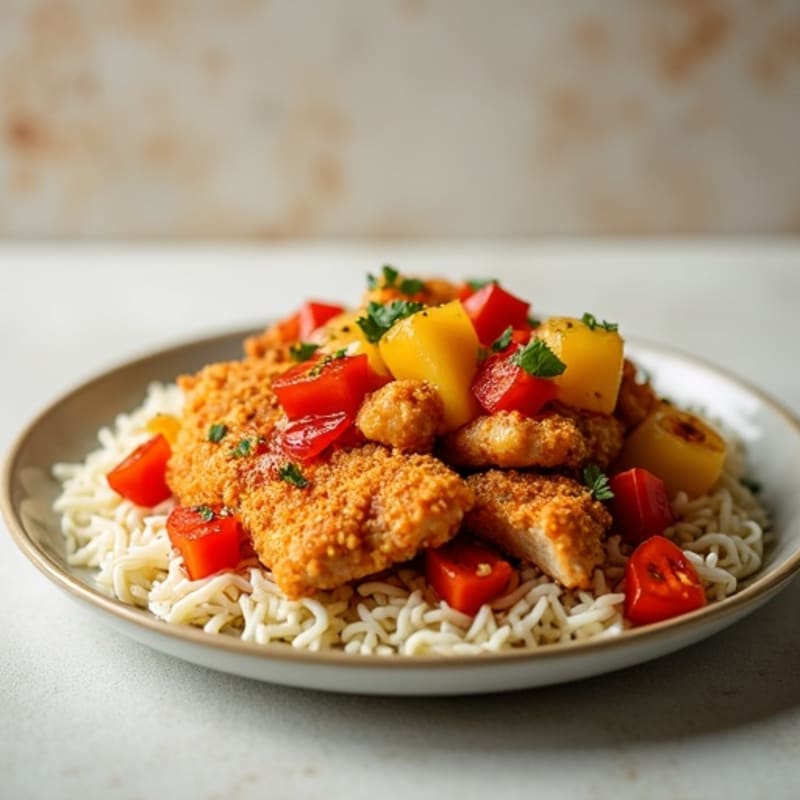 Crispy Baked Sweet and Sour Chicken