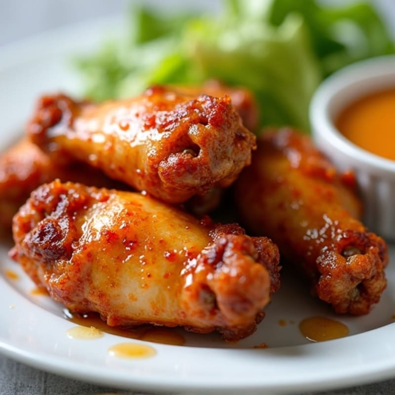 Crispy Honey Glazed Chicken Wings