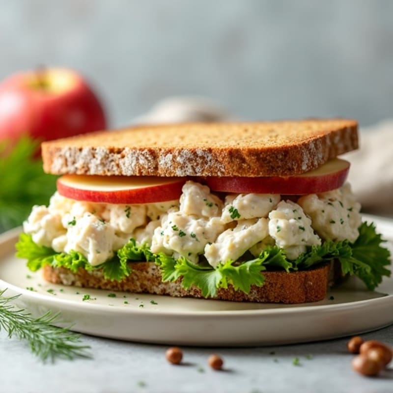 Creamy Herb Chicken Salad Sandwich
