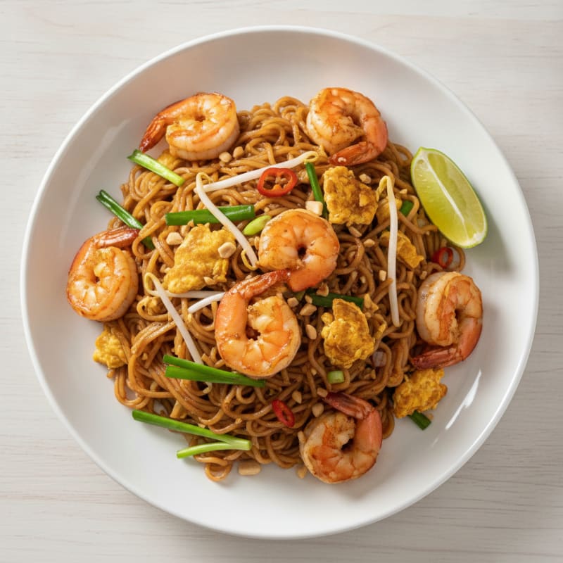 Shrimp Pad Thai Noodles