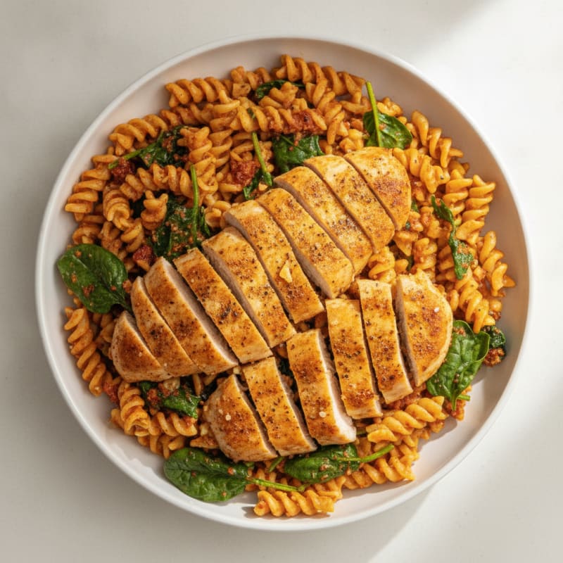 Sun-Dried Tomato Pesto Chicken Pasta