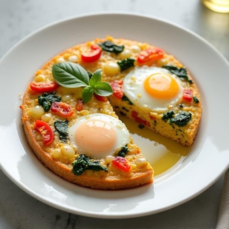 Fluffy Baked Egg and Vegetable Frittata