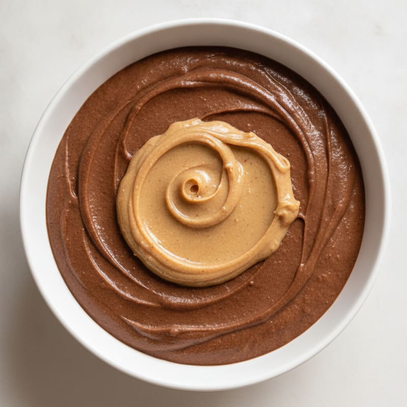 Silky Chocolate Protein Pudding with Almond Butter