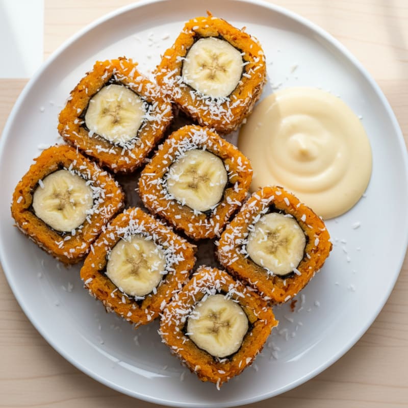 Protein Sushi Rolls with Creamy Greek Yogurt Dip
