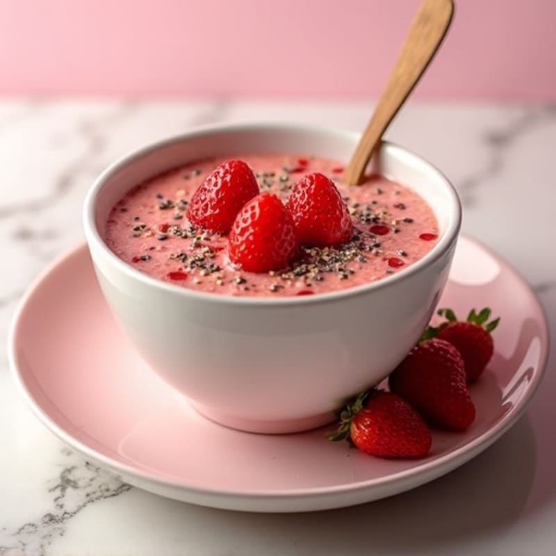 Creamy Strawberry Overnight Oats