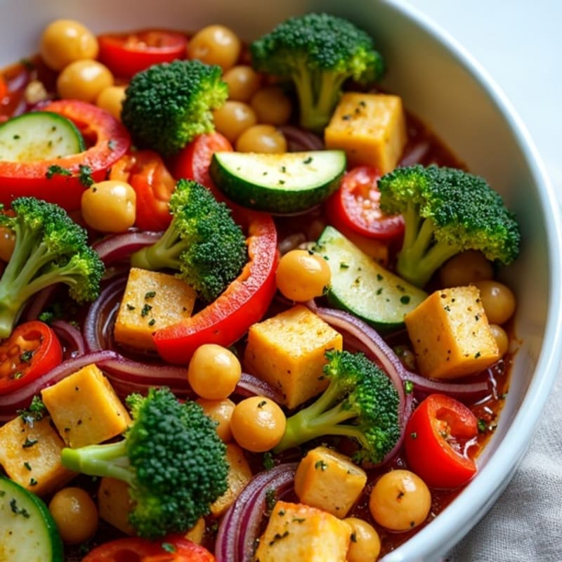 Sheet Pan Lemon-Herb Roasted Chickpeas and Vegetables