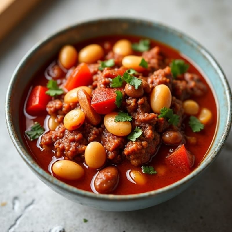 Slow Cooker Hearty Beef Chili