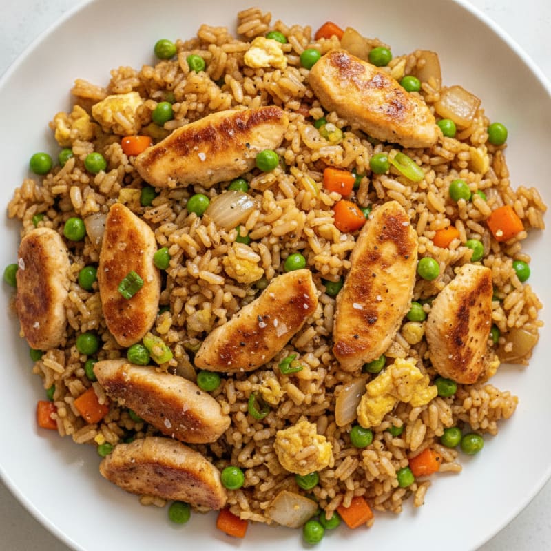 Chicken Fried Rice with Vegetables