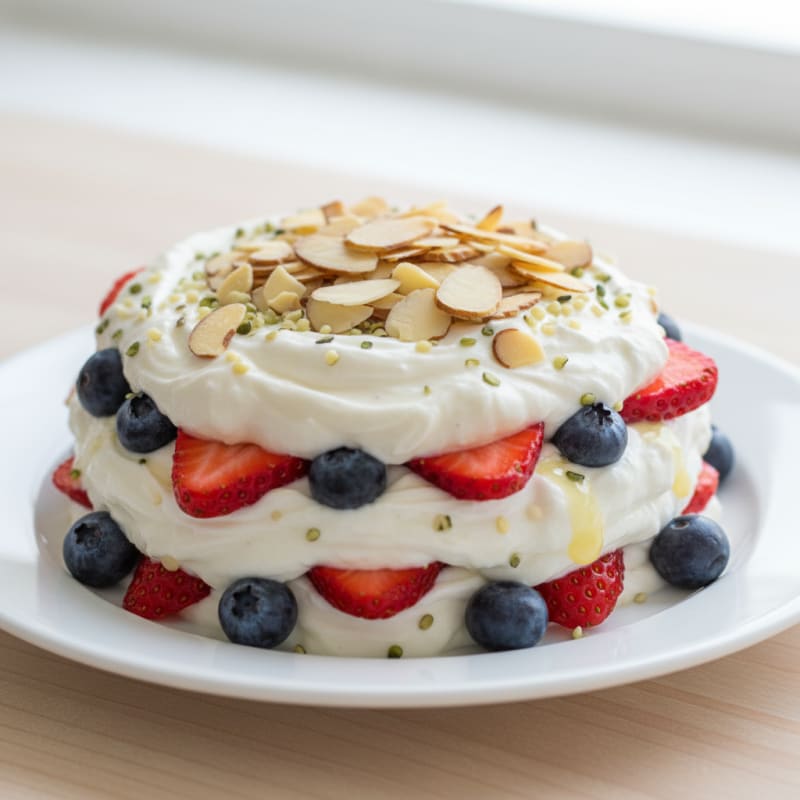 Creamy Greek Yogurt Protein Parfait with Berries