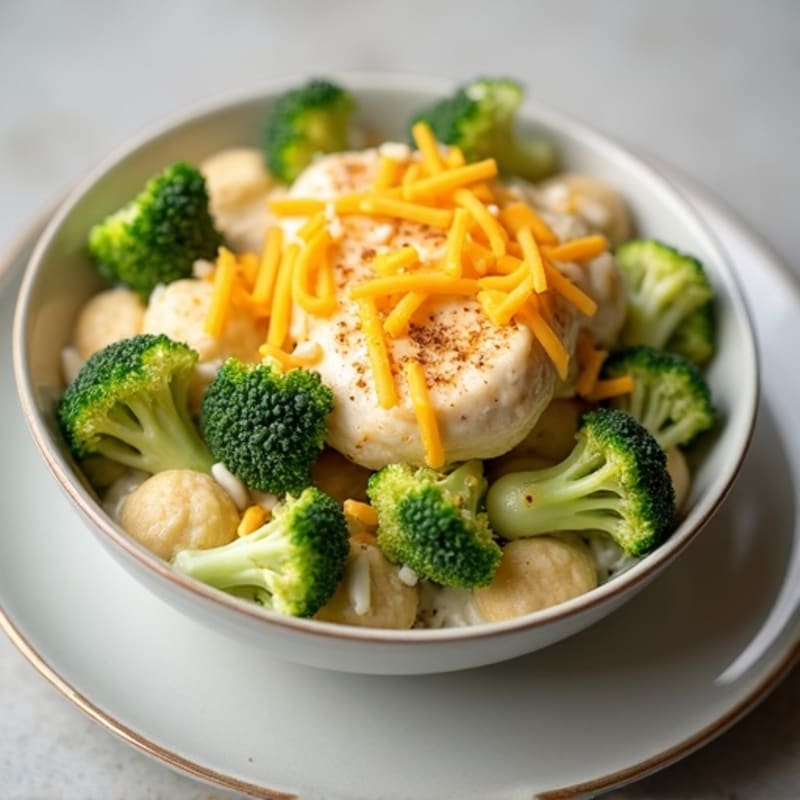 Creamy Cheesy Chicken and Broccoli Bake