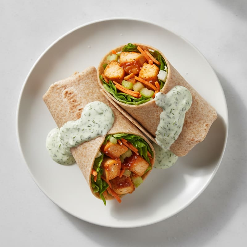 Buffalo Ranch Chicken Wraps
