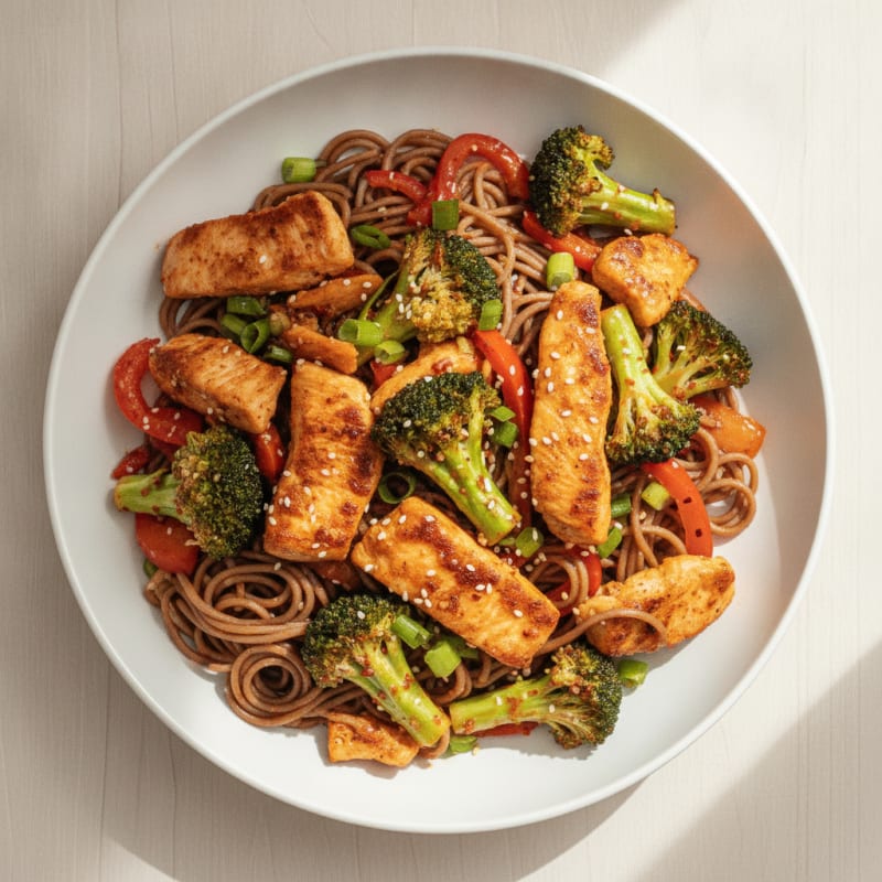 Spicy Chicken and Broccoli Stir-Fry
