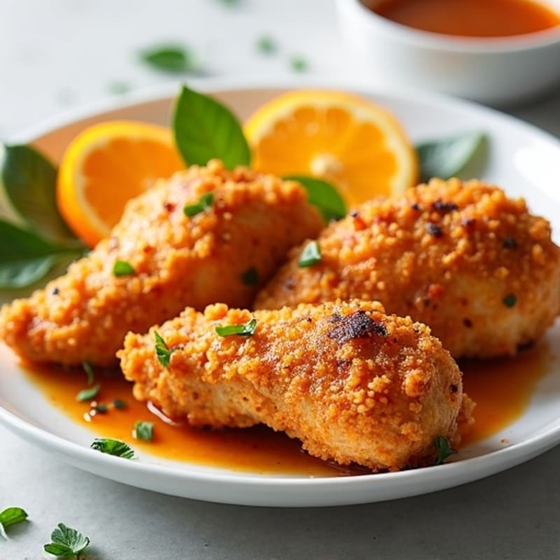Crispy Air-Fried Orange Chicken