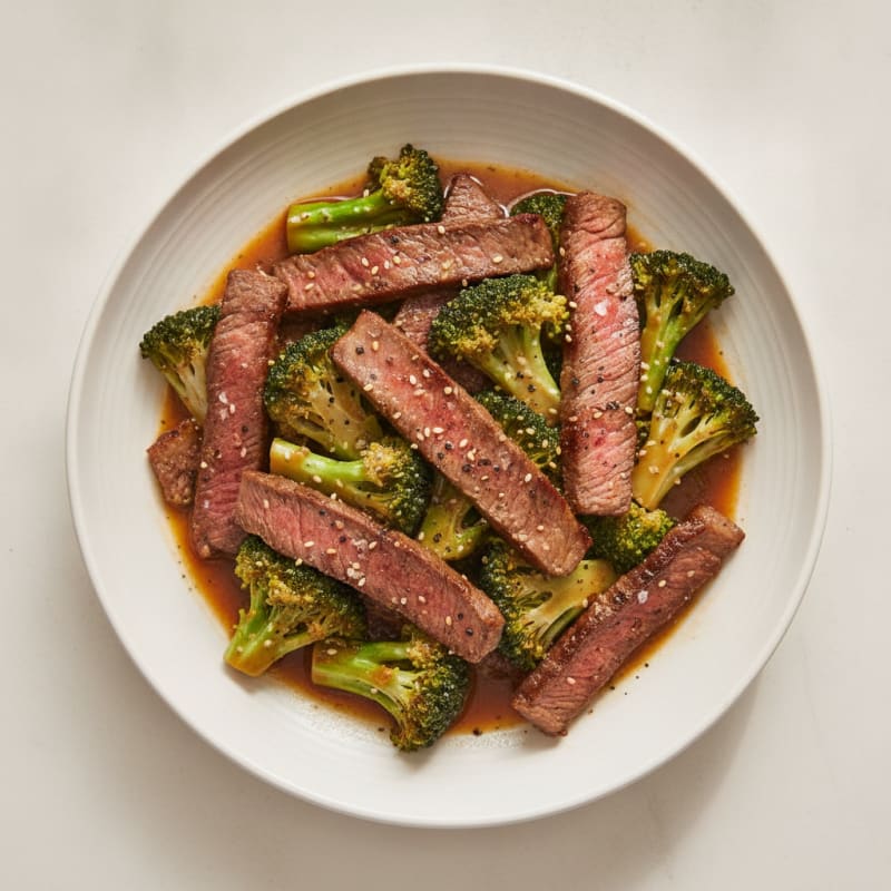 Sesame Beef and Broccoli Stir-Fry