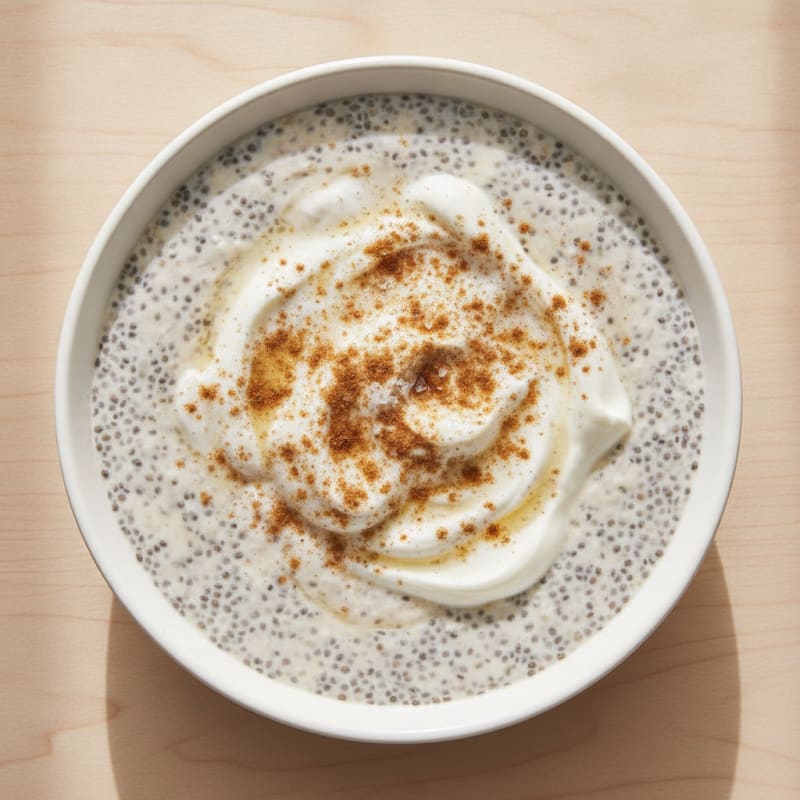 High-Protein Vanilla Bean Chia Pudding