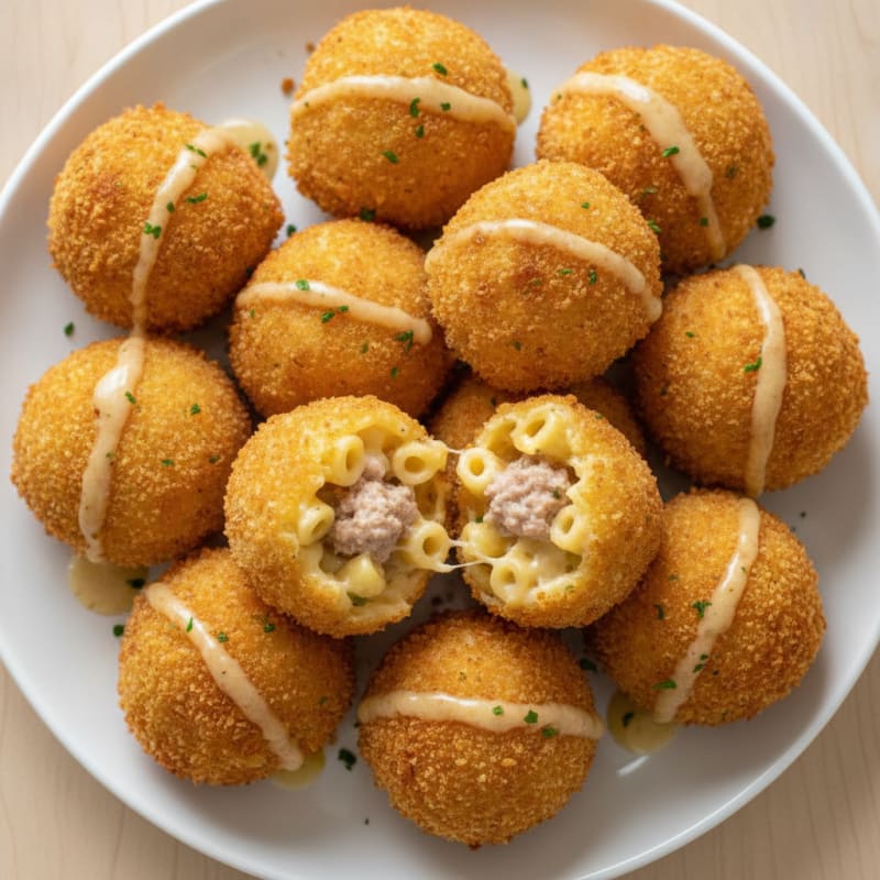 Deep-Fried Mac & Cheese Balls