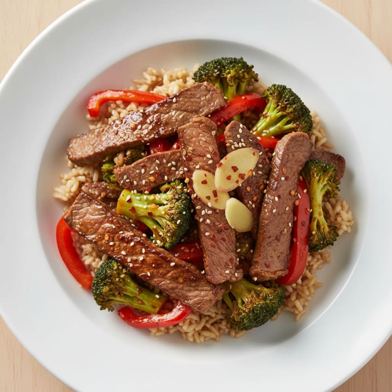 Tender Sesame-Ginger Beef Stir-Fry