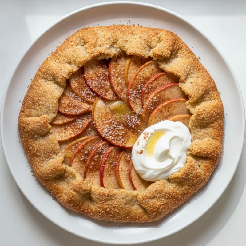 Cinnamon Sugar Apple Galette