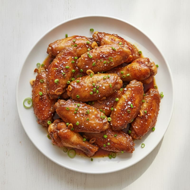 Baked Honey-Garlic Chicken Wings