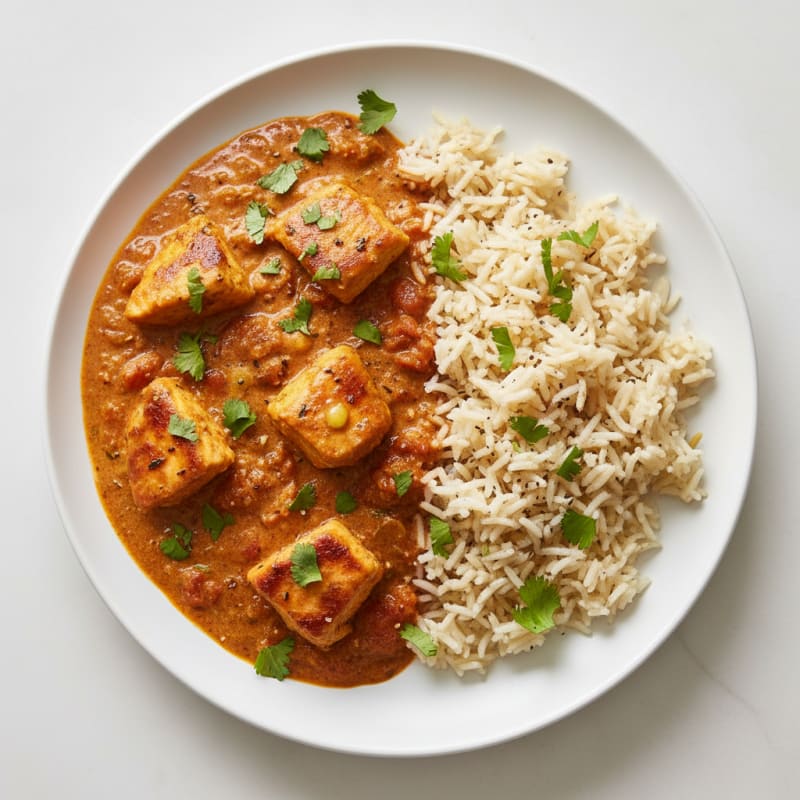 Creamy Butter Chicken with Basmati Rice