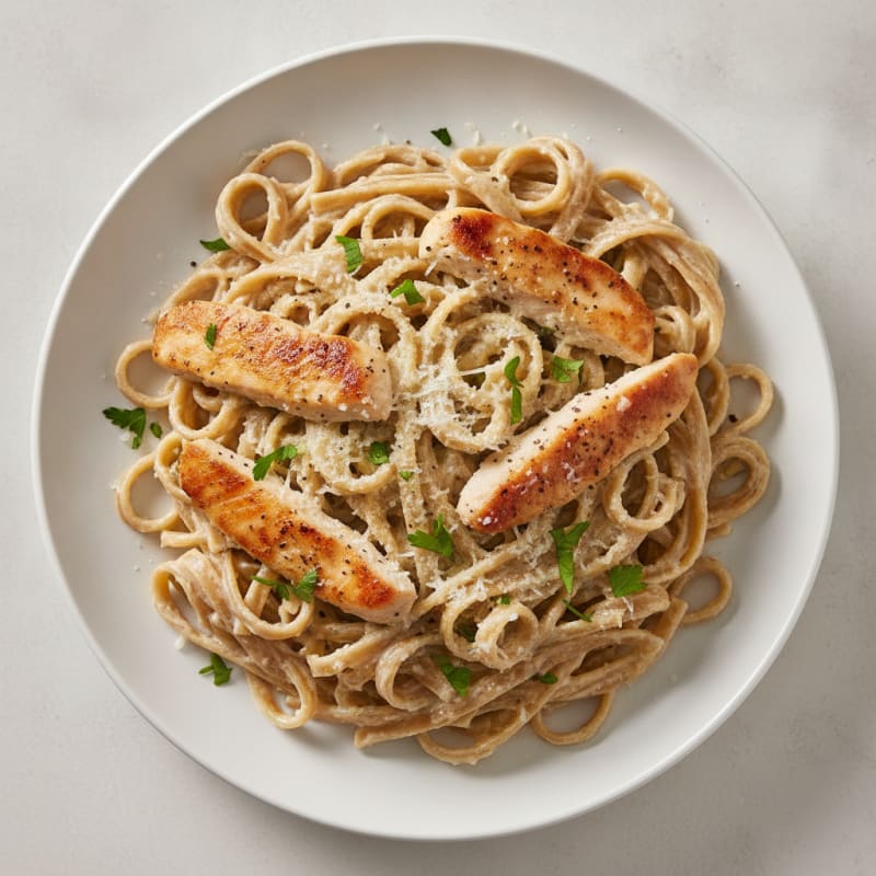 Chicken Alfredo Fettuccine Pasta