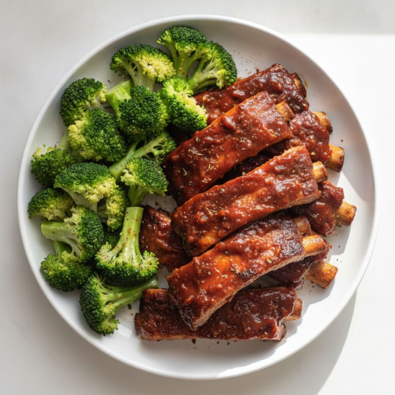 Sticky BBQ Baby Back Ribs