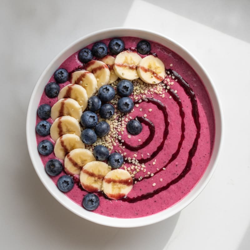 Silky Tofu Berry Smoothie Bowl