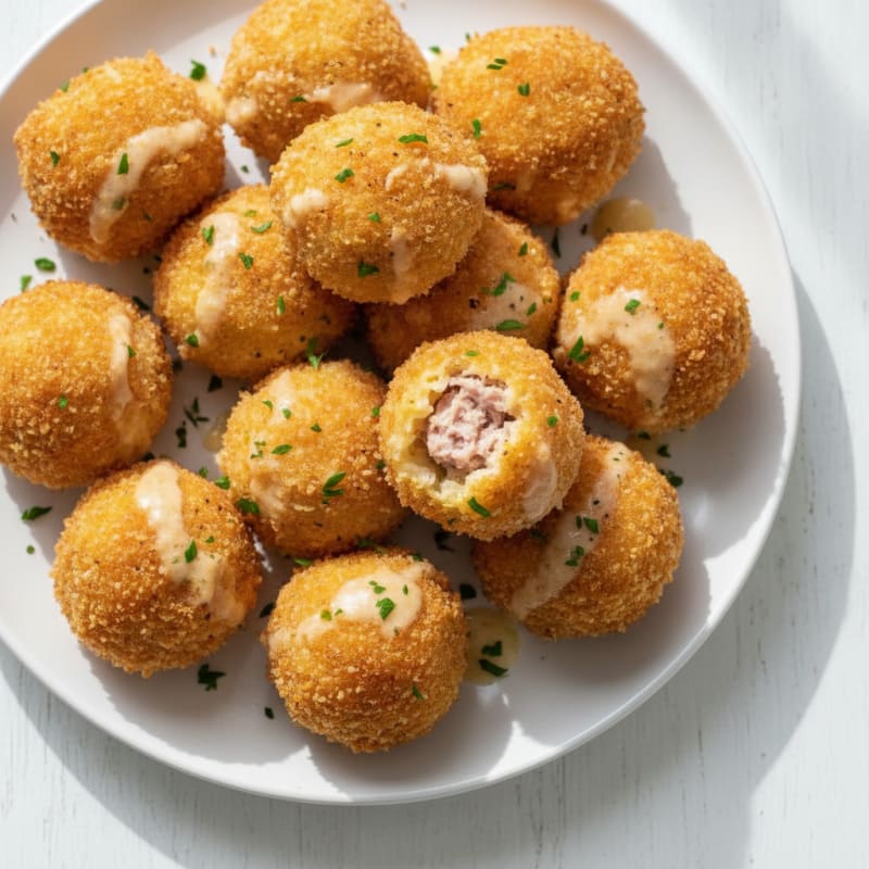 Deep-Fried Mac & Cheese Balls