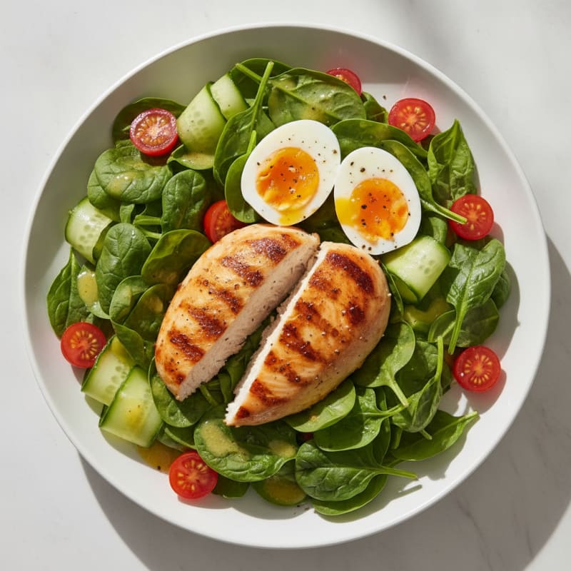 Fresh Baby Spinach Salad