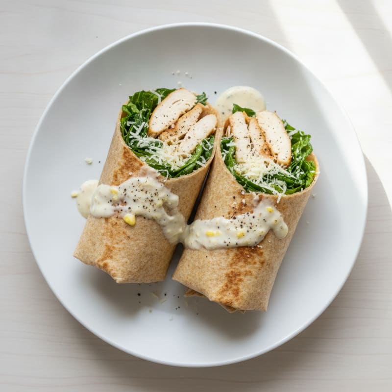 Chicken Caesar Salad Wrap