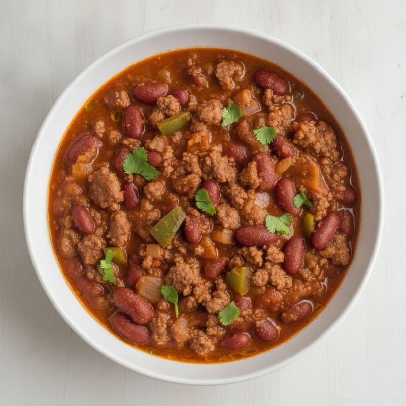 Ground Beef and Bean Chili