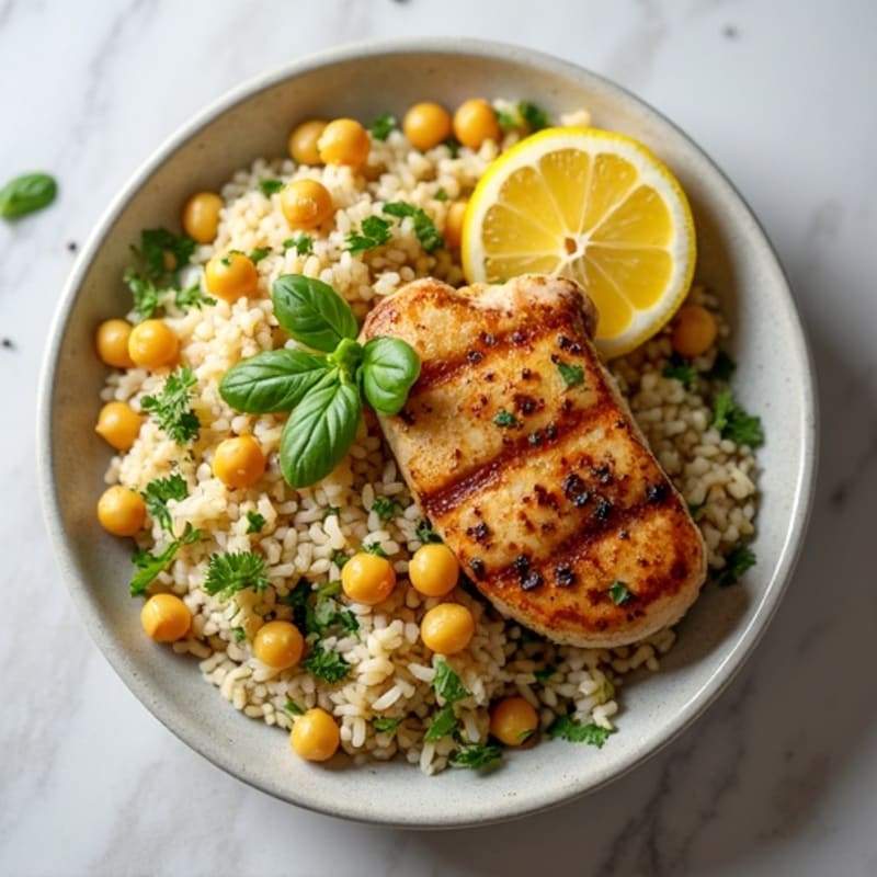 Fresh Herb and Lemon Rice Pilaf