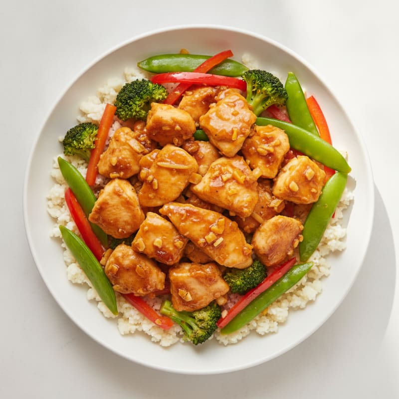 Orange Glazed Chicken Stir-Fry