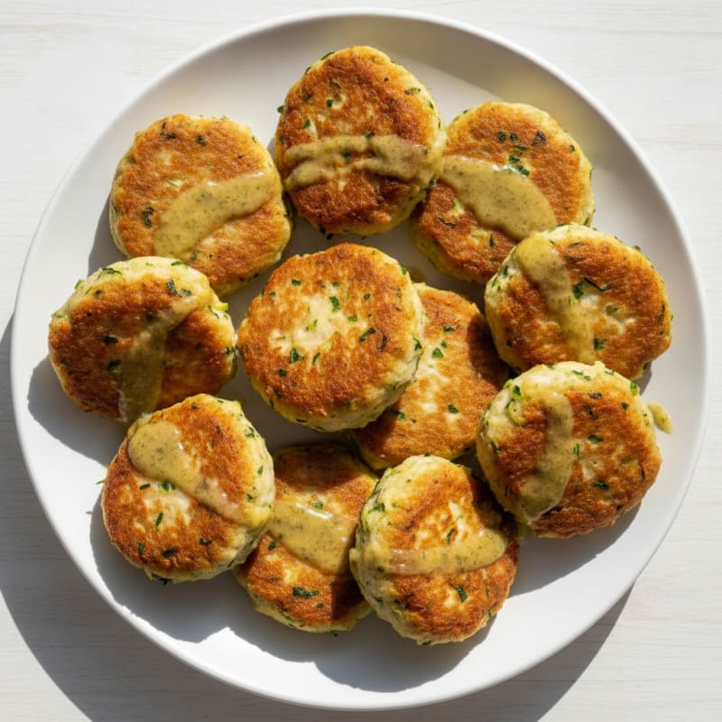 Baked Chicken Patties with Zucchini
