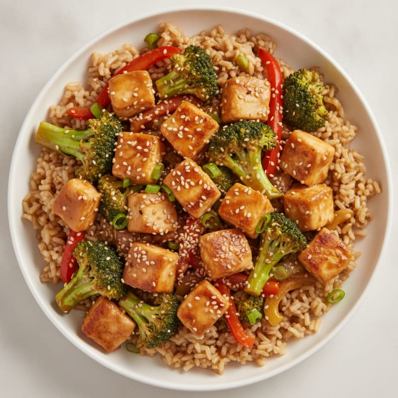 Chicken and Broccoli Stir-Fry with Sesame-Ginger Sauce