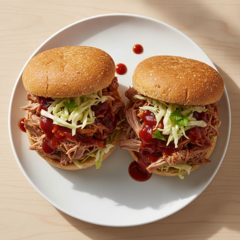 Smoky BBQ Pulled Pork Sandwiches