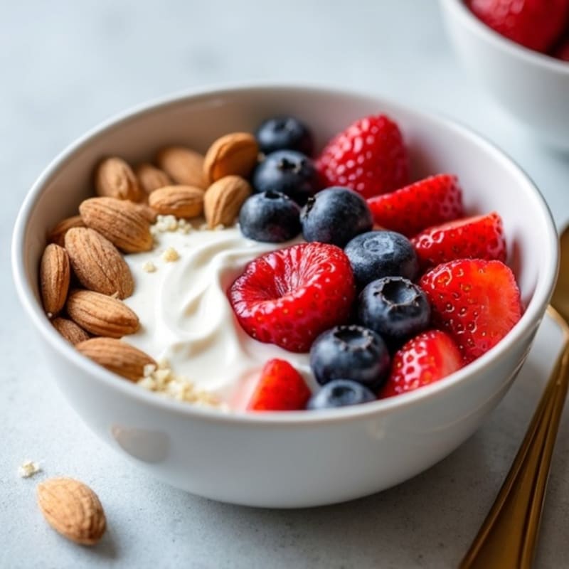 Protein-Packed Greek Yogurt Power Bowl with Berries and Nuts