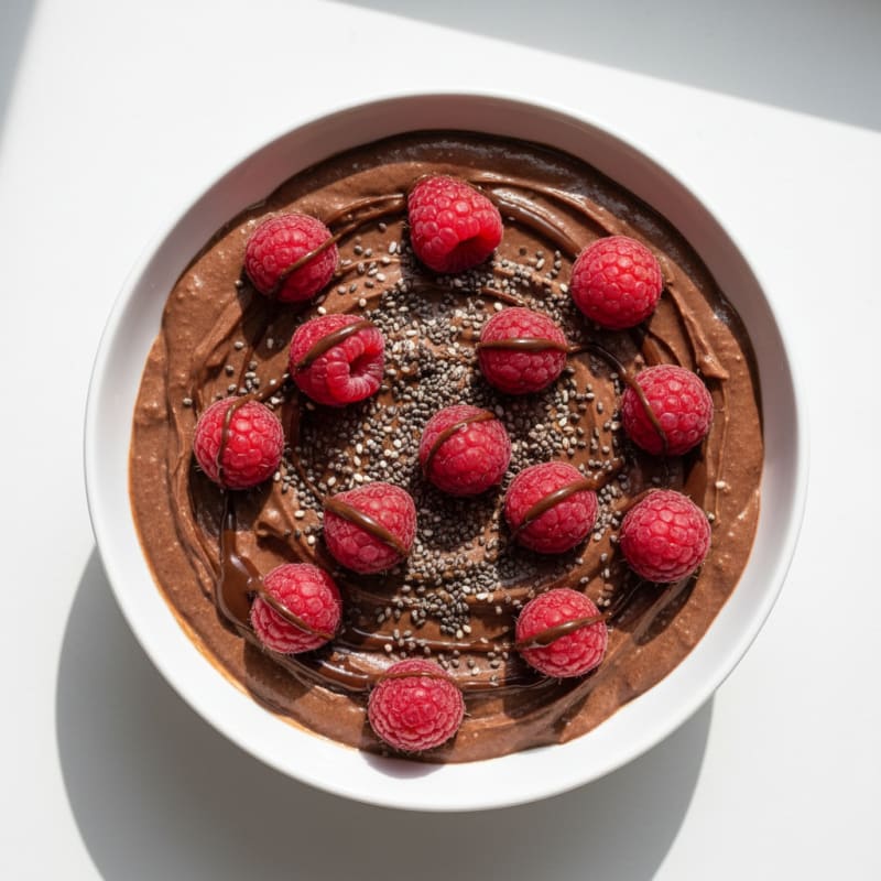 Cottage Cheese Chocolate Protein Pudding