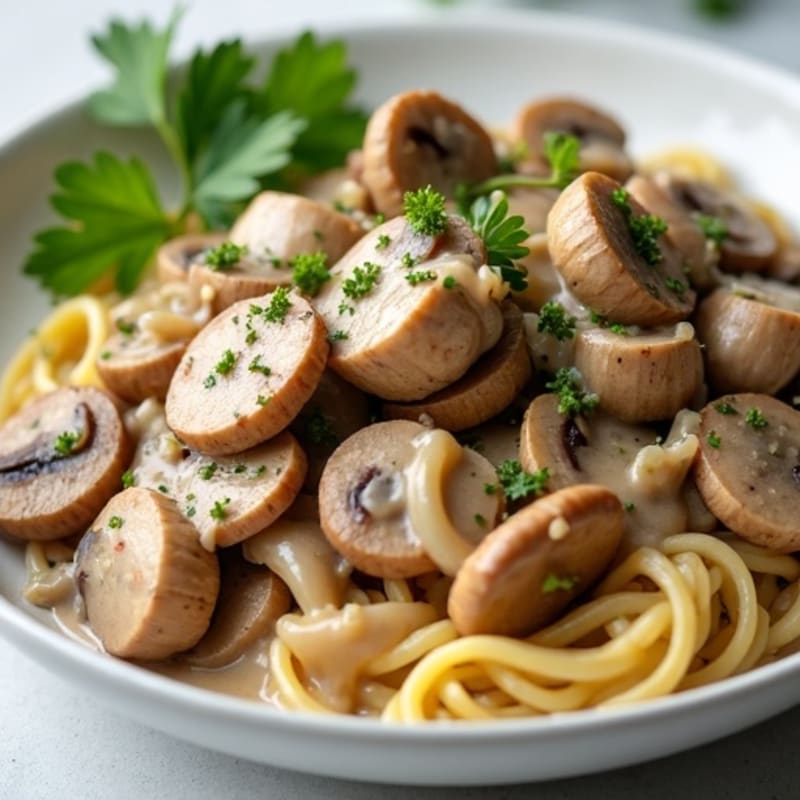 Creamy Lean Beef and Mushroom Stroganoff