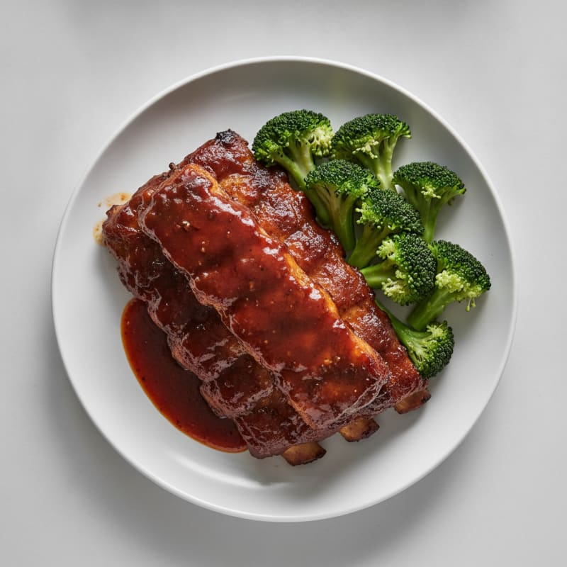 Sticky BBQ Baby Back Ribs
